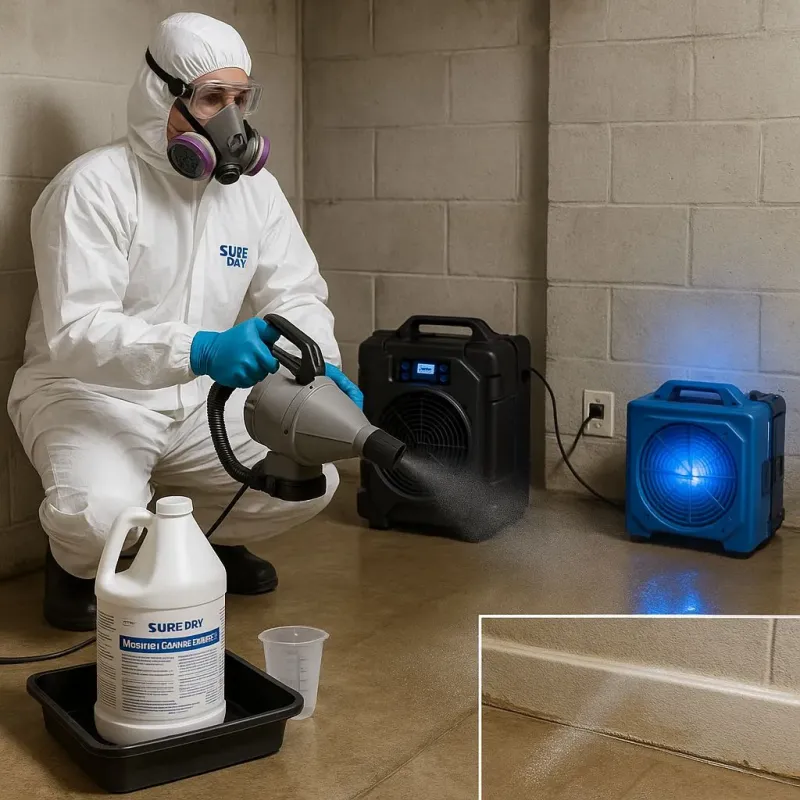 Sanitization and Odor Removal process in Spring Lake, NC