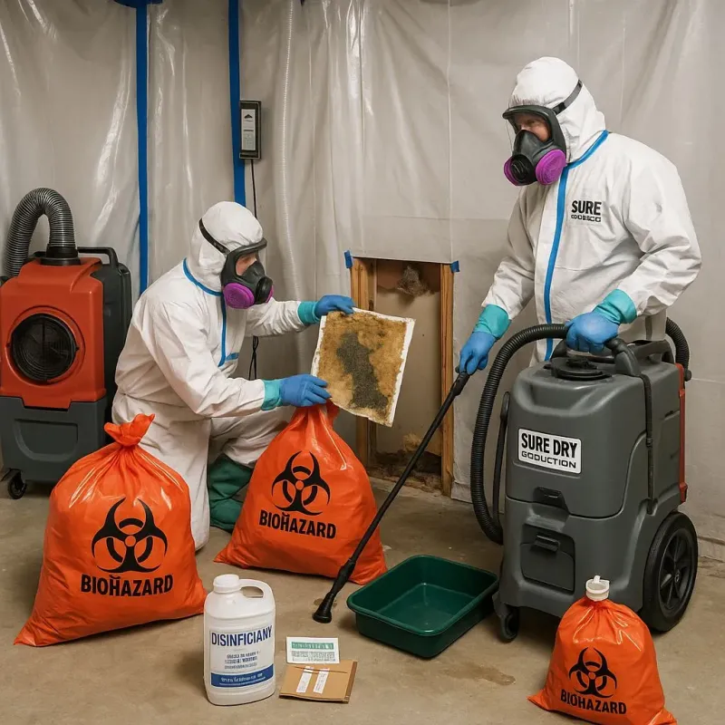 Contaminated Water Handling Protocols process in Spring Lake, NC