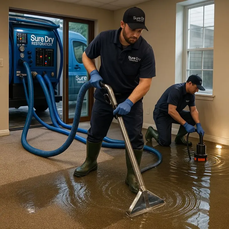 Water Extraction and Removal process in Spring Lake, NC